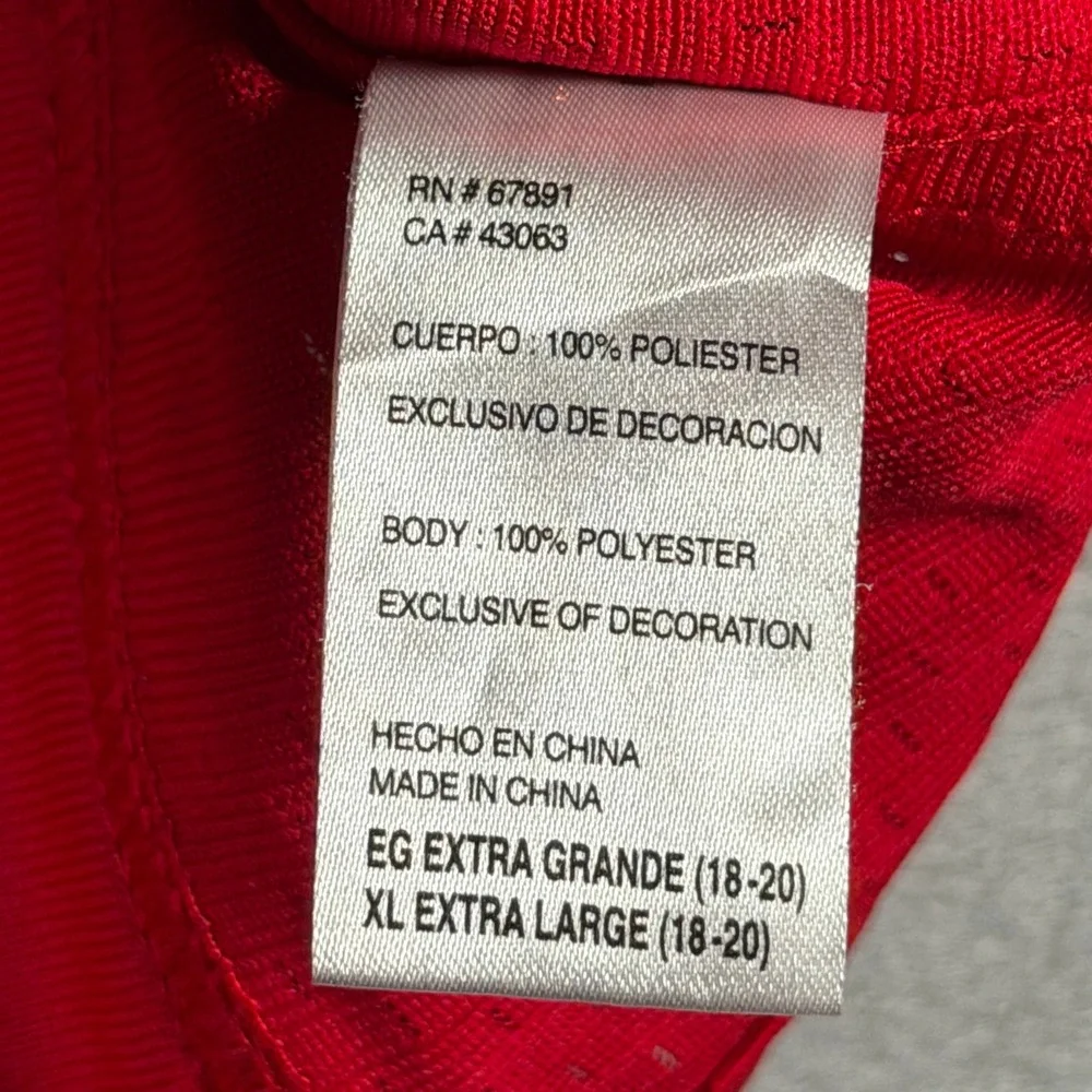 Nike‎ Kids San Francisco 49ers Colin Kaepernick 7 Jersey Red XL 18-20 NFL 5445